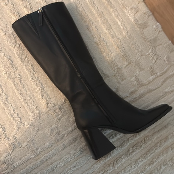 Feners black leather boots - Picture 4 of 5